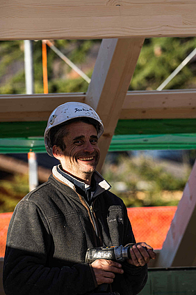 Arbeiten mit Holz macht Freude